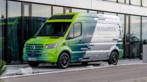 Mercedes Sustaineer EV concept packs solar panels for greener deliveries