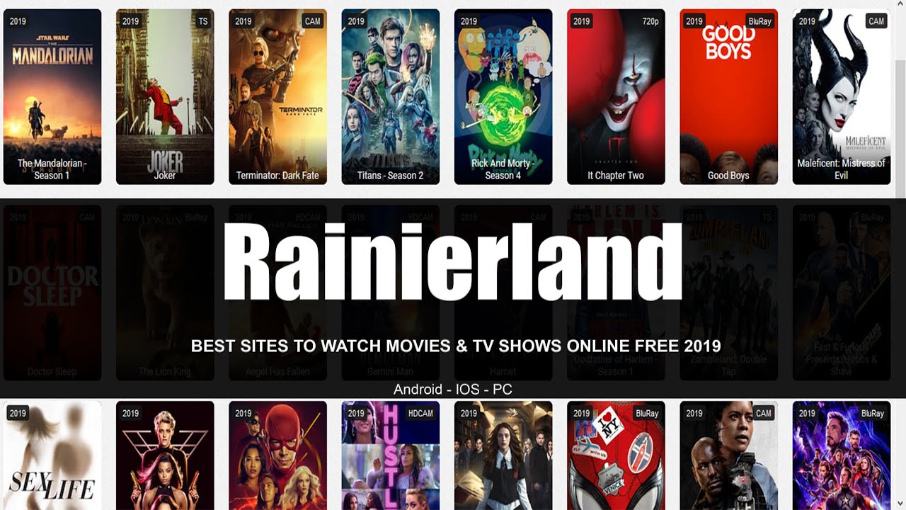 Top 5 Free Movie Watching Site Alternatives of Rainierland