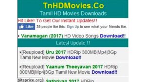 TnHdMovies 2021 – Download Tamil HD Movies Download Online Illegal Website Telugu movies Download at TnHdMovies Website News