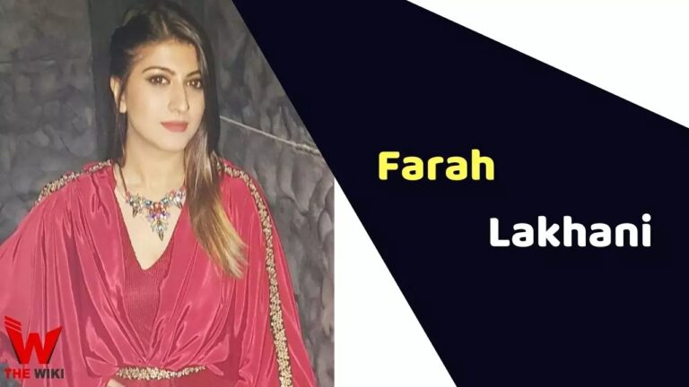 Farah Lakhani Indian television actress Wiki ,Bio, Profile, Unknown Facts and Family Details revealed